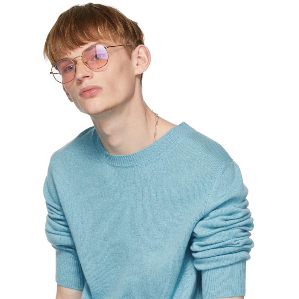 Ray-Ban Round Metal Sunglasses with Pink Tint and Gold Frame